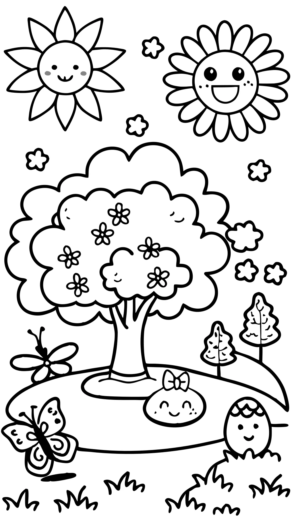 coloring page cartoon